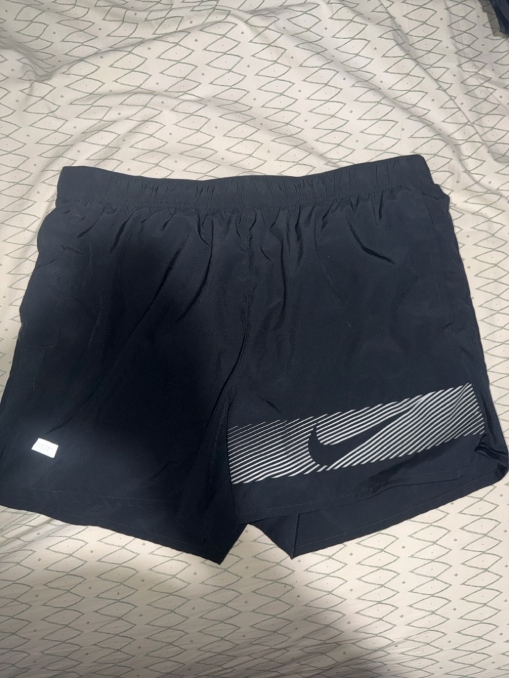 Nike Black Dri-FIT Top with Light Gray Swoosh
